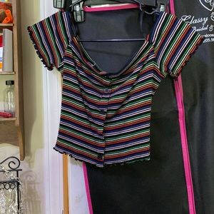 super cute shirt! been worn once or twice!